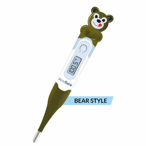 Accusure Flexi Thermometer (Brown Bear)