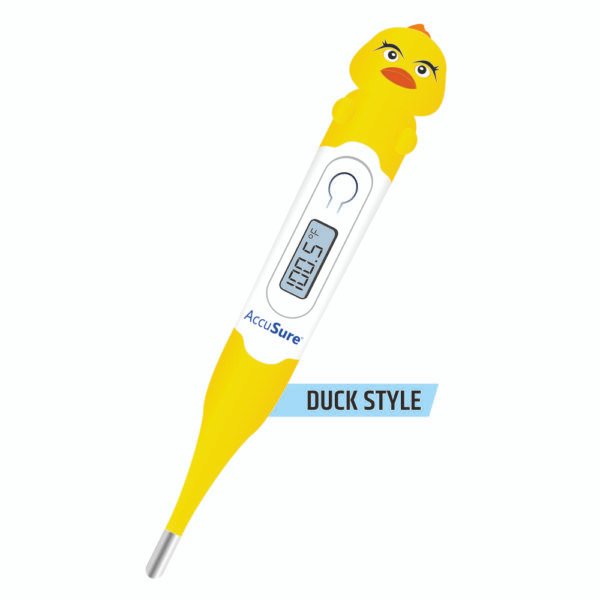 Accusure Flexi Thermometer (Yellow Duck)