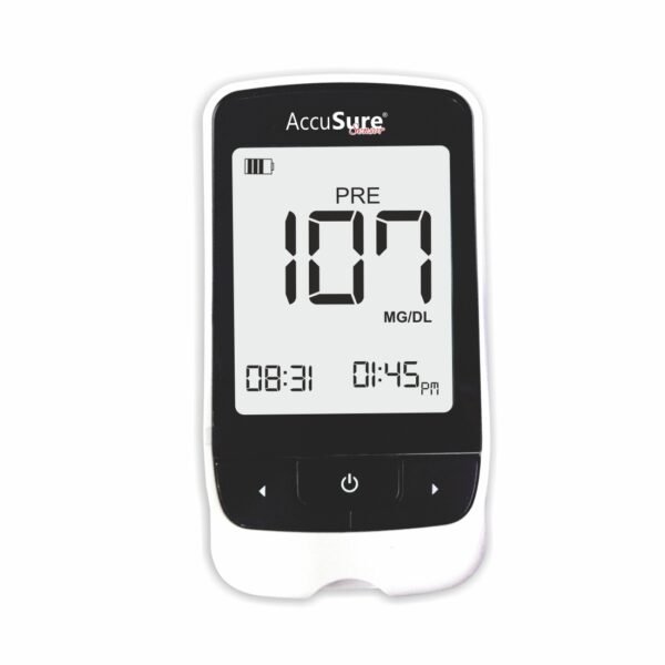 Accusure Sensor Blood Glucose Meter