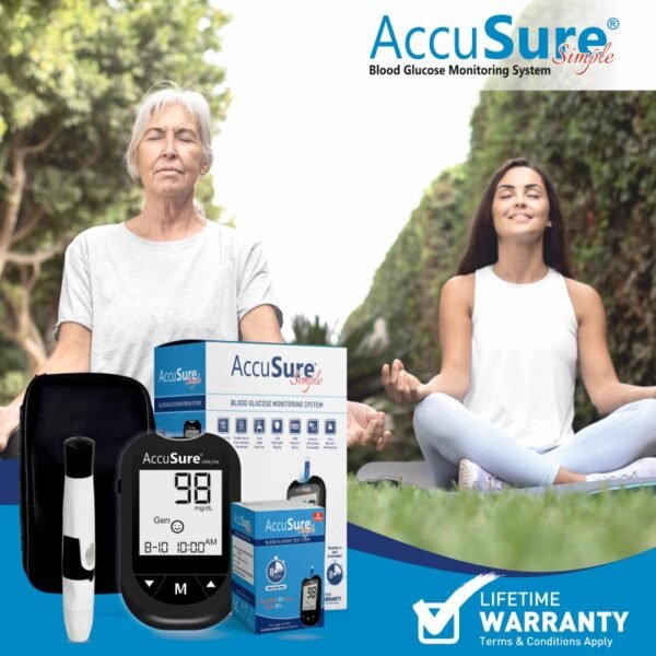 Accusure Simple Blood Glucose Meter - AccuSure